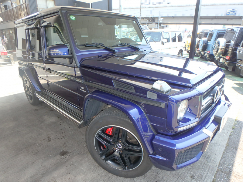AMG Gクラス G63designoエクスクルーシブPKG　ディーラー車  designoミスティックブルー
