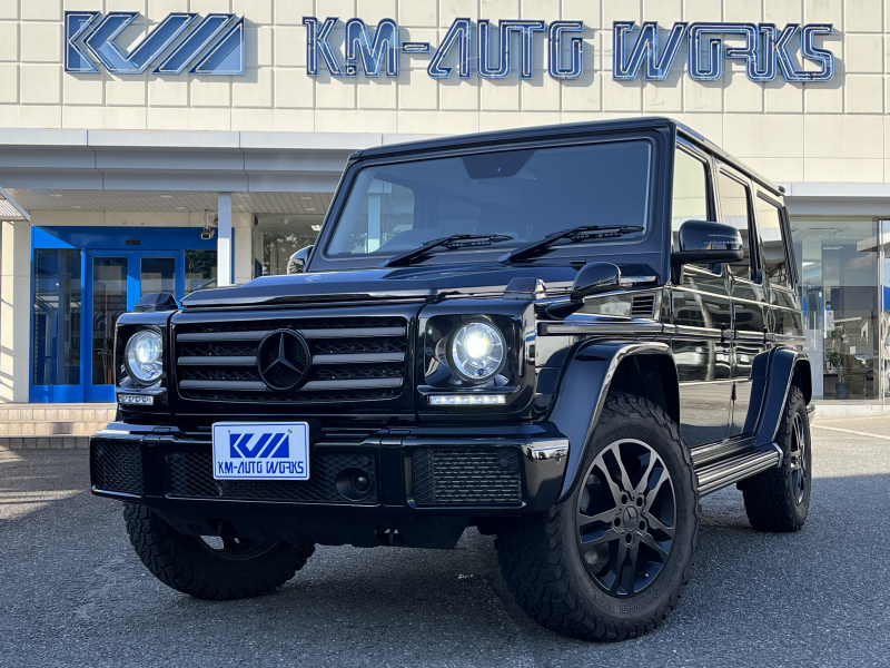 メルセデスベンツ Gクラス G350d ロング ディーゼルターボ ハーマンカードンサウンドシステム 黒革 シートヒーター