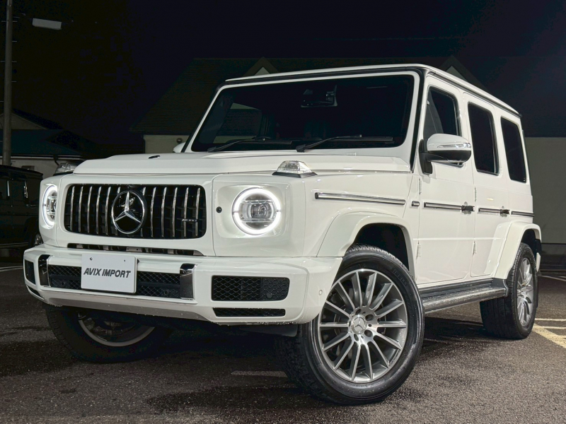 メルセデスベンツ Gクラス G350d AMGﾗｲﾝ LUX-PKG ｱﾀﾞﾌﾟﾃｨﾌﾞﾀﾞﾝﾋﾟﾝｸﾞｻｽﾍﾟﾝｼｮﾝ SR G63ﾀｲﾌﾟｸﾞﾘﾙ ｻｳﾝﾄﾞﾏﾌﾗｰ 黒革 全席ｼｰﾄﾋｰﾀ-  ﾅﾋﾞ TV 360°ｶﾒﾗ&PTS Burmester ﾚｰﾀﾞｰｾｰﾌﾃｨPKG ACC LEDﾍｯﾄﾞﾗｲﾄ 純正20ｲﾝﾁAW 禁煙