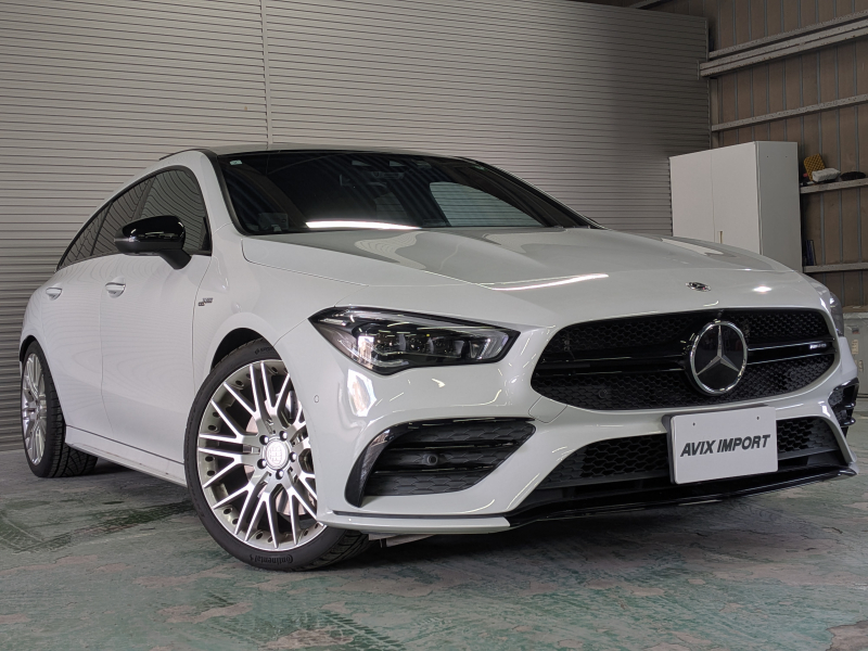 AMG CLAクラス CLA35 SB  禁煙 AMGｱﾄﾞﾊﾞﾝｽﾄﾞPKG MBUX SR 黒灰革 ﾅﾋﾞ TV 全周ｶﾒﾗ PTS ACC HUD ﾊﾟﾜｰｼｰﾄ ｼｰﾄﾋｰﾀｰ ｷｰﾚｽｺﾞｰ ﾊﾟﾜｰﾄﾗﾝｸ LEDﾗｲﾄ ﾛﾙﾌﾊﾙﾄｹﾞ19AW