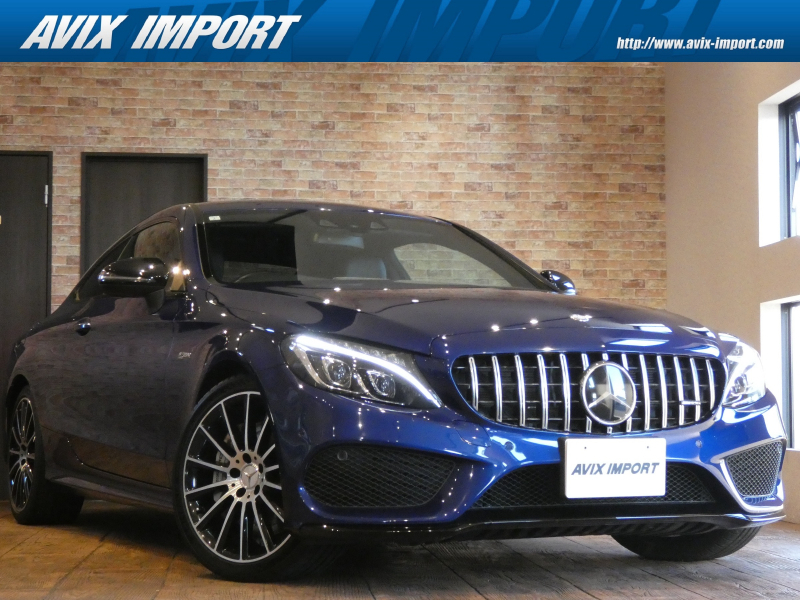 AMG Cクラス Mercedes-AMG C43 4MATIC Coupe V6ﾂｲﾝﾀｰﾎﾞ 当店下取直販 9AT RSP ﾃﾞｨｽﾄﾛ 黒革 ﾅﾋﾞ TV Bｶﾒﾗ PTS Burmester ｷｰﾚｽｺﾞｰ ｸﾙｺﾝ LEDﾗｲﾄ ﾊﾟﾅﾒﾘｶｰﾅｸﾞﾘﾙ AMG19AW
