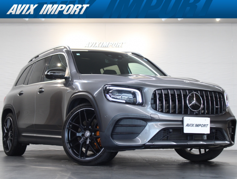 AMG GLB GLB35 4MATIC ﾊﾟﾉﾗﾐｯｸR AMGｱﾄﾞﾊﾞﾝｽﾄﾞPKG 黒灰革 ｼｰﾄﾋｰﾀｰ MBUX 純正ﾅﾋﾞ地ﾃﾞｼﾞ全周ｶﾒﾗ ﾏﾙﾁﾋﾞｰﾑLED ﾚｰﾀﾞｰｾｰﾌﾃｨPKG HUD 電動Rｹﾞｰﾄ  AMG21AW 禁煙