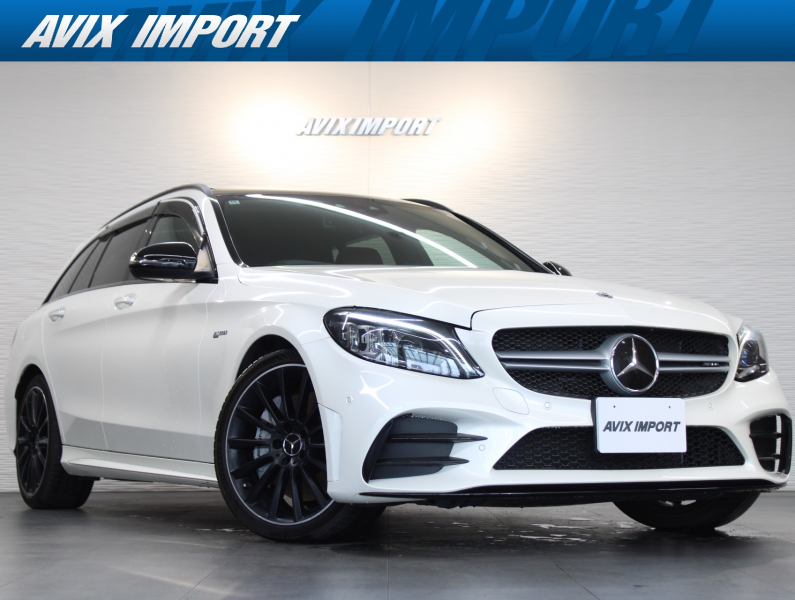 AMG Cクラス C43 4MATIC ﾜｺﾞﾝ 後期型 V6ﾂｲﾝﾀｰﾎﾞ ﾊﾟﾉﾗﾐｯｸSR 赤革 ｼｰﾄﾋｰﾀｰ 純正ﾅﾋﾞ地ﾃﾞｼﾞ AppleCarPlay ﾚｰﾀﾞｰｾｰﾌﾃｨP ﾊﾞｯｸｶﾒﾗ HUD Burmester  ﾏﾙﾁﾋﾞｰﾑLED NEWｽﾃｱﾘﾝｸﾞ 電動Rｹﾞｰﾄ ﾌｯﾄﾄﾗﾝｸｵｰﾌﾟﾅｰ 専用19AW 禁煙