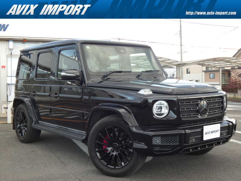 メルセデスベンツ Gクラス G350d AMGﾗｲﾝ LUX-PKG ﾌﾞﾗｯｸｱｳﾄ ｱﾀﾞﾌﾟﾃｨﾌﾞﾀﾞﾝﾋﾟﾝｸﾞS ｶﾞﾗｽSR 黒革 RSP 純正HDDﾅﾋﾞ地ﾃﾞｼﾞ360°ｶﾒﾗ ﾌﾞﾙﾒｽﾀｰｻｳﾝﾄﾞ AMG20AW(黒塗装) ﾚｯﾄﾞｷｬﾘﾊﾟｰ 禁煙 ﾜﾝｵｰﾅｰ 正規D車