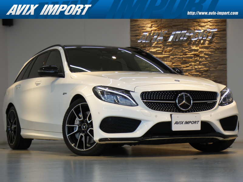 AMG Cクラス C43 ｽﾃｰｼｮﾝﾜｺﾞﾝ 4MATIC V6ﾂｲﾝﾀｰﾎﾞ ﾚｰﾀﾞｰｾｰﾌﾃｨｰPKG ﾊﾟﾉﾗﾏSR 黒革 純正HDDﾅﾋﾞ地ﾃﾞｼﾞBｶﾒﾗ burmesterｻｳﾝﾄﾞ 専用19AW 禁煙 電動ﾘｱｹﾞｰﾄ