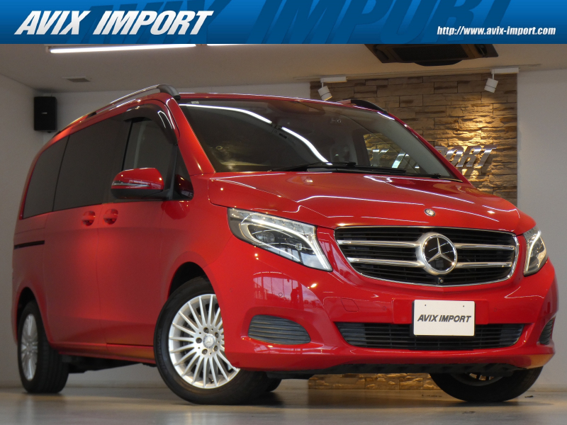 メルセデスベンツ Vクラス V220d ﾚｰﾀﾞｰｾｰﾌﾃｨｰPKG 7人乗 純正HDDﾅﾋﾞ地ﾃﾞｼﾞ360°ｶﾒﾗ ﾘｱｴｱｺﾝ ｼｰﾄﾋｰﾀｰ LEDﾍｯﾄﾞﾗｲﾄ 純正17AW 禁煙 正規D車