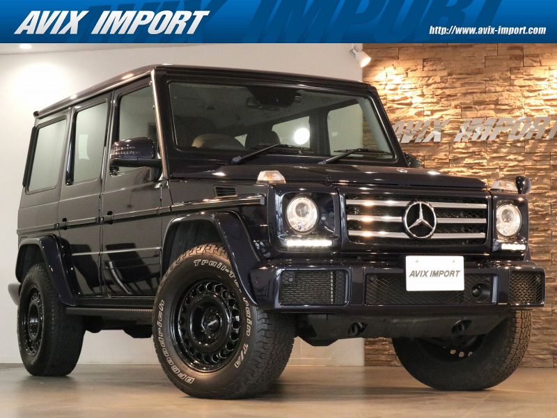 メルセデスベンツ Gクラス G350d ﾗｸﾞｼﾞｭｱﾘｰPKG 後期最終 SR 黒革 全席ｼｰﾄﾋｰﾀｰ 後期純正HDDﾅﾋﾞ(8ｲﾝﾁ) Apple CarPlay 地ﾃﾞｼﾞ harman/kardonｻｳﾝﾄﾞ Bｶﾒﾗ(ｶﾞｲﾄﾞﾗｲﾝ付)＆PTS ﾃﾞｨｽﾄﾛﾆｯｸﾌﾟﾗｽ＆ﾌﾞﾗｲﾝﾄﾞｽﾎﾟｯﾄ 社外18ｲﾝﾁAW 禁煙車