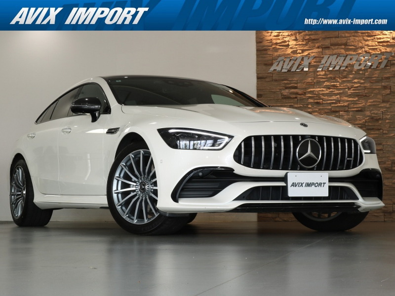 AMG GT 4ドアクーペ GT43 4MATIC+(ISG搭載ﾓﾃﾞﾙ) AMG RIDE CONTROL+PKG 右H正規D車 ﾊﾟﾉﾗﾐｯｸR 黒革 ｼｰﾄﾋｰﾀｰ＆ﾍﾞﾝﾁﾚｰﾀｰ 純正ﾅﾋﾞ(MBUX搭載) Burmesterｻｳﾝﾄﾞ 全周ｶﾒﾗ＆PTS HUD＆ﾚｰﾀﾞｰｾｰﾌﾃｨPKG 純正20ｲﾝﾁAW 禁煙
