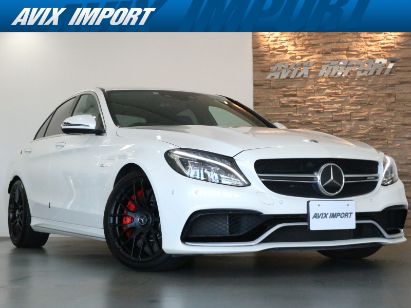 AMG Cクラス C63 S V8ﾂｲﾝﾀｰﾎﾞ 右H正規D車 ｴｸｽｸﾙｰｼﾌﾞPKG 赤/黒革 ｼｰﾄﾋｰﾀｰ ｴｱﾊﾞﾗﾝｽPKG 純正ﾅﾋﾞ地ﾃﾞｼﾞ Burmesterｻｳﾝﾄﾞ Bｶﾒﾗ＆PTS HUD＆ﾚｰﾀﾞｰｾｰﾌﾃｨPKG 赤ｷｬﾘﾊﾟｰ 専用19ｲﾝﾁAW