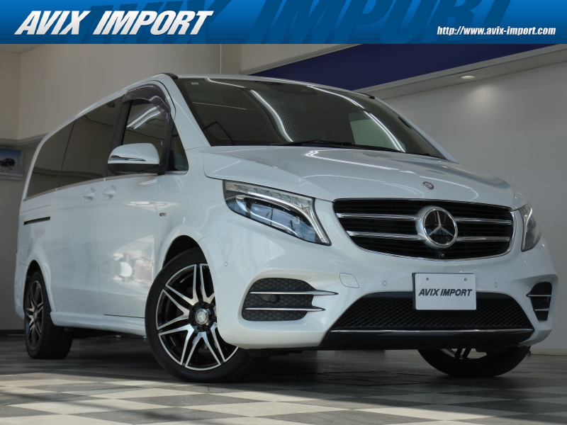 メルセデスベンツ Vクラス V220d Sports long ﾊﾟﾉﾗﾐｯｸR 黒革 ｼｰﾄﾋｰﾀｰ 純正HDDﾅﾋﾞ地ﾃﾞｼﾞ 社外ﾘｱﾓﾆﾀｰ Burmesterｻｳﾝﾄﾞ 全周ｶﾒﾗ＆PTS ﾚｰﾀﾞｰｾｰﾌﾃｨPKG LEDﾍｯﾄﾞﾗｲﾄ 電動Rｹﾞｰﾄ 純正19ｲﾝﾁAW