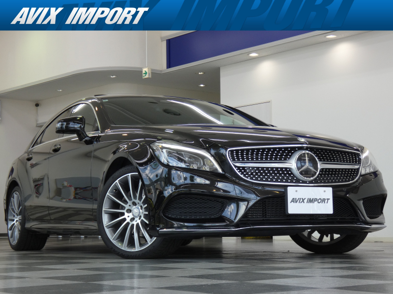 メルセデスベンツ CLS CLS220d AMGﾗｲﾝ 後期 右H正規D車 ｶﾞﾗｽSR 黒革 全席ｼｰﾄﾋｰﾀｰ 純正HDDﾅﾋﾞ地ﾃﾞｼﾞ 全周ｶﾒﾗ＆PTS  ﾚｰﾀﾞｰｾｰﾌﾃｨPKG 電動Rｹﾞｰﾄ 純正19ｲﾝﾁAW