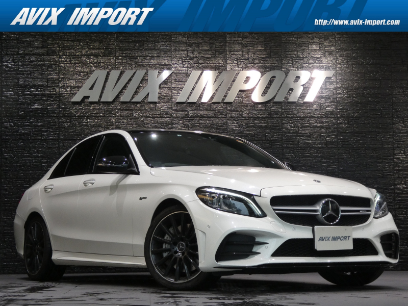AMG Cクラス C43 4MATIC 後期型 ﾚｰﾀﾞｰｾｰﾌﾃｨPKG ﾊﾟﾉﾗﾏSR 黒革 ﾍｯﾄﾞｱｯﾌﾟﾃﾞｨｽﾌﾟﾚｲ  F席ｼｰﾄﾋｰﾀｰ Burmesterｻｳﾝﾄﾞ 純正HDDﾅﾋﾞ 地ﾃﾞｼﾞ Bｶﾒﾗ 純正AMG19AW 正規ﾃﾞｨｰﾗｰ車