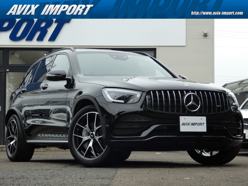 AMG GLC GLC43 4MATIC 後期型 ﾚｻﾞｰEXC-PKG ﾊﾟﾉﾗﾐｯｸR 黒革 ｼｰﾄﾋｰﾀｰ＆ﾍﾞﾝﾁﾚｰﾀｰ 10.25ｲﾝﾁﾃﾞｨｽﾌﾟﾚｲ(MBUX)  全周ｶﾒﾗ&PTS HUD＆ﾚｰﾀﾞｰｾｰﾌﾃｨPKG ｴｱｻｽ 純正20AW 禁煙車