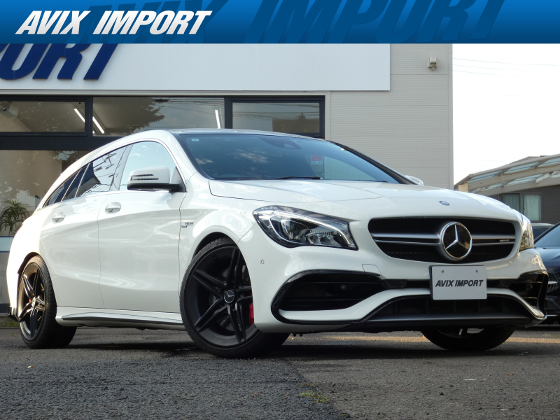 AMG CLAクラス CLA45 4MATIC ｼｭｰﾃｨﾝｸﾞB 後期型 AMGｱﾄﾞﾊﾞﾝｽﾄPKG ﾊﾟﾉﾗﾐｯｸR 黒革 ｼｰﾄﾋｰﾀｰ 純正HDDﾅﾋﾞ地ﾃﾞｼﾞ Apple CarPlay＆harman/kardonｻｳﾝﾄﾞ Bｶﾒﾗ＆PTS LEDﾗｲﾄ ﾚｰﾀﾞｰｾｰﾌﾃｨPKG 赤ｷｬﾘﾊﾟｰ AMG19ｲﾝﾁAW 禁煙