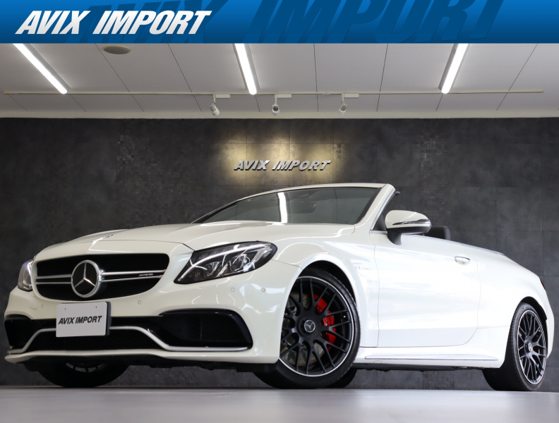 AMG Cクラス Mercedes-AMG C63Sｶﾌﾞﾘｵﾚ 右H 黒白ｺﾝﾋﾞ革 ﾚｰﾀﾞｰｾｰﾌﾃｨPKG Burmester ﾅﾋﾞ TV Bｶﾒﾗ PTS ｷｰﾚｽｺﾞｰ LEDﾍｯﾄﾞﾗｲﾄ  AMGﾊﾟﾌｫｰﾏﾝｽｴｸﾞｿﾞｰｽﾄｼｽﾃﾑ 赤ﾌﾞﾚｰｷｷｬﾘﾊﾟｰ AMG19ｲﾝﾁAW(鍛造)