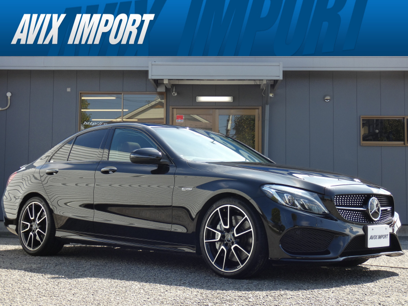 AMG Cクラス C43 4MATIC ｴｸｽｸﾙｰｼﾌﾞPKG 右H 9速ﾓﾃﾞﾙ ﾚｰﾀﾞｰｾｰﾌ ﾃﾞｨｽﾄﾛ ﾊﾟﾉﾗﾏSR HUD 赤革 ﾅﾋﾞTVﾊﾞｯｸｶﾒﾗ PTS ﾒﾓﾘｰ付ﾊﾟﾜｰｼｰﾄ＆ﾋｰﾀｰ ｷｰﾚｽｺﾞｰ ﾌｯﾄﾄﾗﾝｸ Burmesterｻﾗｳﾝﾄﾞ ｴｱﾊﾞﾗﾝｽPKG LEDﾗｲﾄ 19AW 禁煙