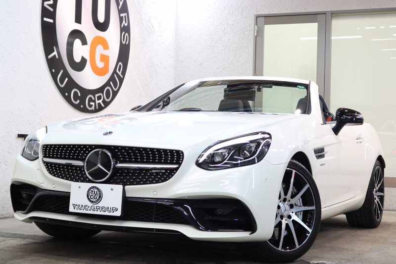 AMG SLC SLC43 AMGﾅｲﾄ&ﾚｰﾀﾞｰｾｰﾌﾃｨPKG　ｷｰﾚｽｺﾞｰ 黒本革 ｴｱｽｶｰﾌ ﾏｼﾞｯｸｽｶｲR HDDﾅﾋﾞTV&ｷｬﾝｾﾗｰ ｽﾏﾎ連携 harman/kardon ﾊﾞｯｸｶﾒﾗ PTS LEDﾗｲﾄ AMG専用装備&ﾁｭｰﾆﾝｸﾞ 9AT　2年保証
