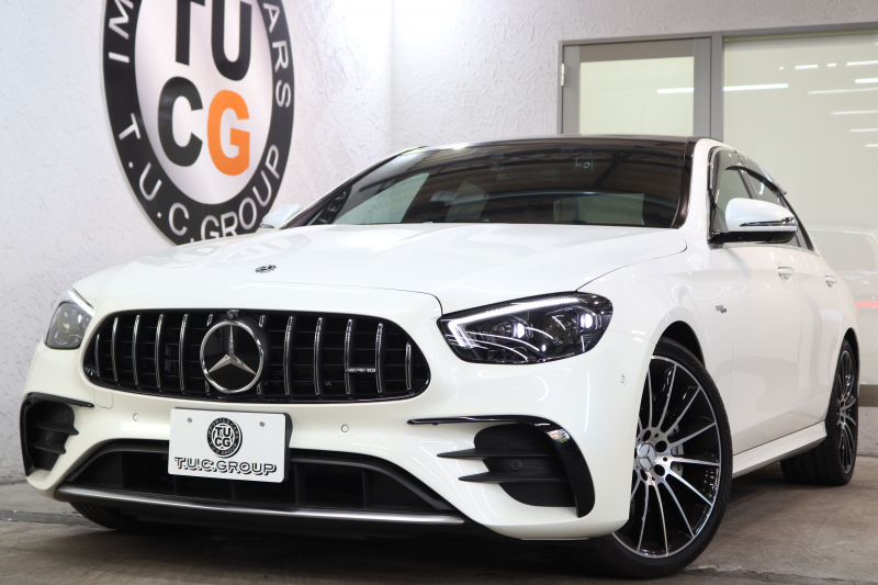 AMG Eクラス E53 4MATIC+ ｴｸｽｸﾙｰｼﾌﾞ&ﾚｰﾀﾞｰｾｰﾌﾃｨPKG　ISG搭載 後期 ｷｰﾚｽｺﾞｰ 黒本革 ﾍﾞﾝﾁﾚｰﾀｰ ﾊﾟﾉﾗﾏSR ﾍｯﾄﾞｱｯﾌﾟD MBUXﾅﾋﾞTV&ARﾅﾋﾞ ｽﾏﾎ連携 ﾌﾞﾙﾒｽﾀｰ 360ｶﾒﾗ PTS LEDﾗｲﾄ 自動ﾄﾗﾝｸ AMG専用装備&ﾁｭｰﾆﾝｸﾞ ﾜｲﾔﾚｽ充電 9AT　2年保証