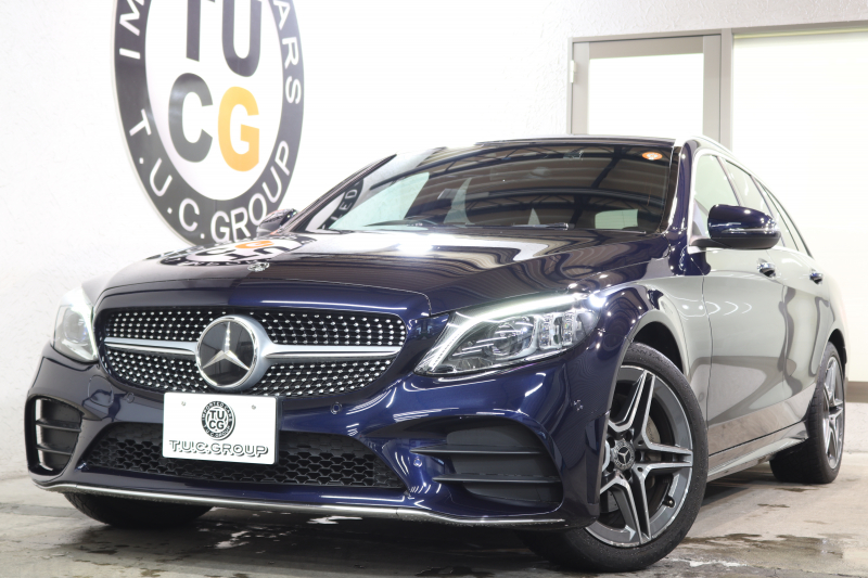 メルセデスベンツ Cクラス C220dｽﾃｰｼｮﾝﾜｺﾞﾝ AVG AMGﾗｲﾝ ﾚｻﾞｰｴｸｽｸﾙｰｼﾌﾞ&ﾚｰﾀﾞｰｾｰﾌﾃｨPKG　後期 ｷｰﾚｽｺﾞｰ 黒本革 ﾍｯﾄﾞｱｯﾌﾟD HDDﾅﾋﾞTV ｽﾏﾎ連携 ﾌﾞﾙﾒｽﾀｰ ﾊﾞｯｸｶﾒﾗ PTS LEDﾗｲﾄ ﾊﾝｽﾞﾌﾘｰA AMGｴｱﾛ&18AW ｴｱｻｽ 9AT 希少色ｶﾊﾞﾝｻｲﾄﾌﾞﾙｰ　2年保証