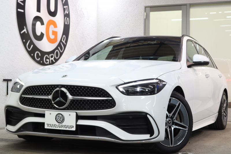 メルセデスベンツ Cクラス C200ｽﾃｰｼｮﾝﾜｺﾞﾝ AVG AMGﾗｲﾝ ﾚｻﾞｰｴｸｽｸﾙｰｼﾌﾞ&ﾍﾞｰｼｯｸ&ﾚｰﾀﾞｰｾｰﾌﾃｨPKG　ISG搭載 ｷｰﾚｽｺﾞｰ 黒本革 ﾊﾟﾉﾗﾏSR ﾍｯﾄﾞｱｯﾌﾟD MBUXﾅﾋﾞTV ｽﾏﾎ連携 360ｶﾒﾗ PTS LEDﾗｲﾄ 自動ﾄﾗﾝｸ AMGｴｱﾛ&18AW 9AT　2年保証