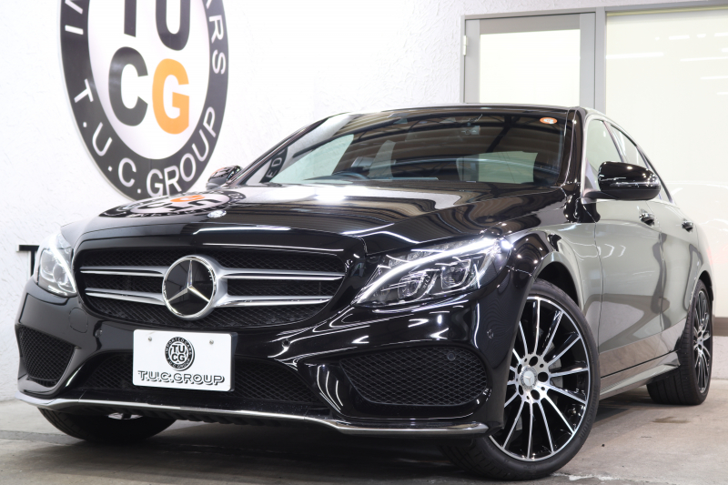 メルセデスベンツ Cクラス C250 ｽﾎﾟｰﾂ ﾚｻﾞｰｴｸｽｸﾙｰｼﾌﾞ&ﾚｰﾀﾞｰｾｰﾌﾃｨPKG　中期 ｷｰﾚｽｺﾞｰ 黒本革 ﾍｯﾄﾞｱｯﾌﾟD HDDﾅﾋﾞTV BT音楽 ﾌﾞﾙﾒｽﾀｰ ﾊﾞｯｸｶﾒﾗ PTS LEDﾗｲﾄ ﾊﾝｽﾞﾌﾘｰA AMGｴｱﾛ&19AW ﾀﾞｲﾅﾐｯｸS 9AT　2年保証