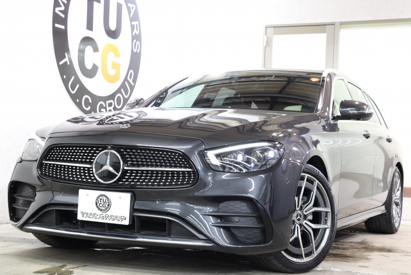 メルセデスベンツ Eクラス E200ｽﾃｰｼｮﾝﾜｺﾞﾝ ｽﾎﾟｰﾂ AMGﾗｲﾝｲﾝﾃﾘｱ&ｴｸｽｸﾙｰｼﾌﾞ&ﾚｰﾀﾞｰｾｰﾌﾃｨPKG　BSG搭載 後期 ｷｰﾚｽｺﾞｰ 黒本革 ﾊﾟﾉﾗﾏSR ﾍｯﾄﾞｱｯﾌﾟD MBUXﾅﾋﾞTV ｽﾏﾎ連携 ﾌﾞﾙﾒｽﾀｰ 360ｶﾒﾗ PTS LEDﾗｲﾄ 自動Rｹﾞｰﾄ AMGｴｱﾛ&19AW 9AT 希少色ｸﾞﾗﾌｧｲﾄｸﾞﾚｰ　2年保証