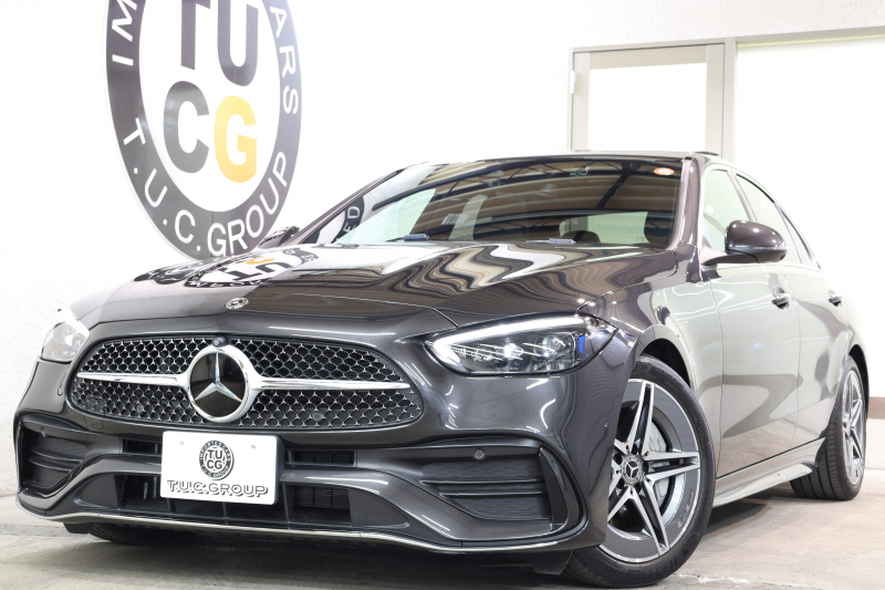 メルセデスベンツ Cクラス C220d AVG AMGﾗｲﾝ ﾚｻﾞｰｴｸｽｸﾙｰｼﾌﾞ&ﾍﾞｰｼｯｸ&ﾚｰﾀﾞｰｾｰﾌﾃｨPKG　ISG搭載 ｷｰﾚｽｺﾞｰ 黒本革 ﾊﾟﾉﾗﾏSR ﾍｯﾄﾞｱｯﾌﾟD MBUXﾅﾋﾞTV ｽﾏﾎ連携 ﾌﾞﾙﾒｽﾀｰ 360ｶﾒﾗ PTS LEDﾗｲﾄ 自動ﾄﾗﾝｸ AMGｴｱﾛ&18AW ﾀﾞｲﾅﾐｯｸS 9AT 希少色ｸﾞﾗﾌｧｲﾄｸﾞﾚｰ　2年保証