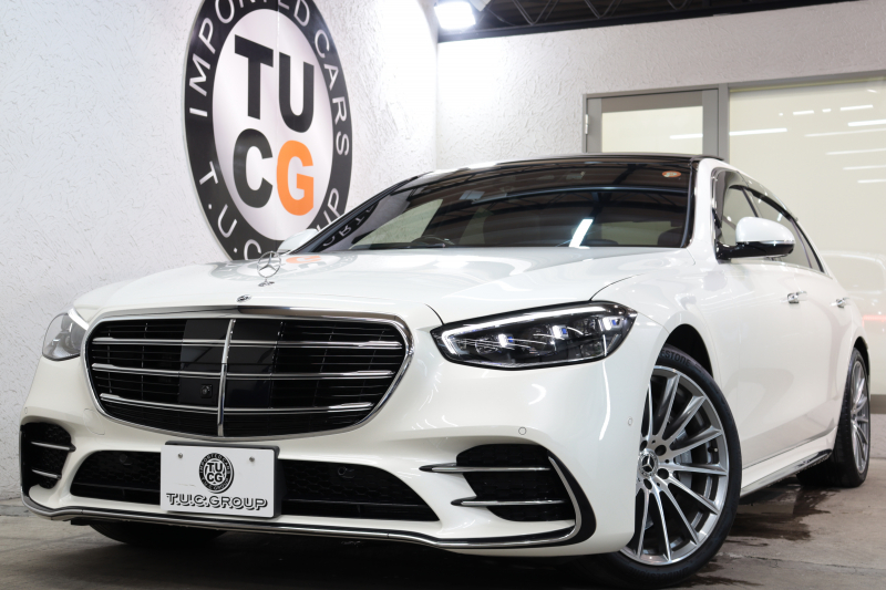 メルセデスベンツ Sクラス S500ﾛﾝｸﾞ 4MATIC AMGﾗｲﾝ&ﾚｰﾀﾞｰｾｰﾌﾃｨPKG　ISG搭載 1ｵｰﾅｰ ｷｰﾚｽｺﾞｰ 黒本革 ﾍﾞﾝﾁﾚｰﾀｰ ﾊﾟﾉﾗﾏSR HUD MBUXﾅﾋﾞTV ｽﾏﾎ連携 ﾌﾞﾙﾒｽﾀｰ 360ｶﾒﾗ PTS LEDﾗｲﾄ ﾊﾝｽﾞﾌﾘｰA AMGｴｱﾛ&20AW ｴｱｻｽ ﾘｱｱｸｽﾙ 9AT　2年保証