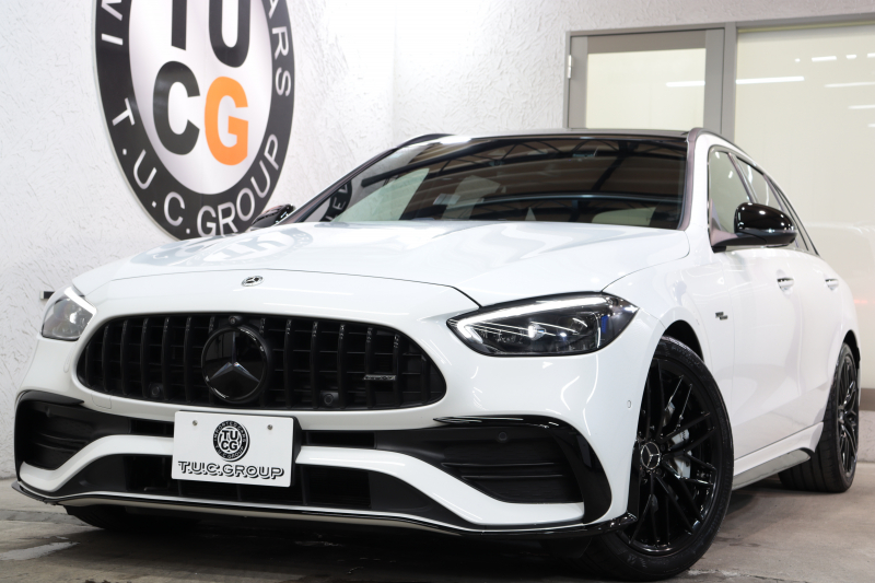 AMG Cクラス C43 ｽﾃｰｼｮﾝﾜｺﾞﾝ 4MATIC AMGﾅｲﾄ&ﾚｰﾀﾞｰｾｰﾌﾃｨPKG　BSG搭載 ｷｰﾚｽｺﾞｰ 茶/黒本革 ﾍﾞﾝﾁﾚｰﾀｰ ﾊﾟﾉﾗﾏSR ﾍｯﾄﾞｱｯﾌﾟD MBUXﾅﾋﾞTV ｽﾏﾎ連携 ﾌﾞﾙﾒｽﾀｰ 360ｶﾒﾗ PTS LEDﾗｲﾄ 自動Rｹﾞｰﾄ AMG専用装備&ﾁｭｰﾆﾝｸﾞ 9AT ﾘｱｱｸｽﾙｽﾃｱ　2年保証