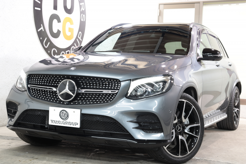 AMG GLC GLC43 4MATIC ﾚｻﾞｰｴｸｽｸﾙｰｼﾌﾞ&ﾅｲﾄ&ﾚｰﾀﾞｰｾｰﾌﾃｨPKG　ｷｰﾚｽｺﾞｰ 黒本革 ﾊﾟﾉﾗﾏSR HDDﾅﾋﾞTV BT音楽 ﾌﾞﾙﾒｽﾀｰ 360ｶﾒﾗ PTS LEDﾗｲﾄ ﾊﾝｽﾞﾌﾘｰA AMG専用装備&ﾁｭｰﾆﾝｸﾞﾀﾞｲﾅﾐｯｸS 9AT 希少色ｾﾚﾅｲﾄｸﾞﾚｰ　2年保証