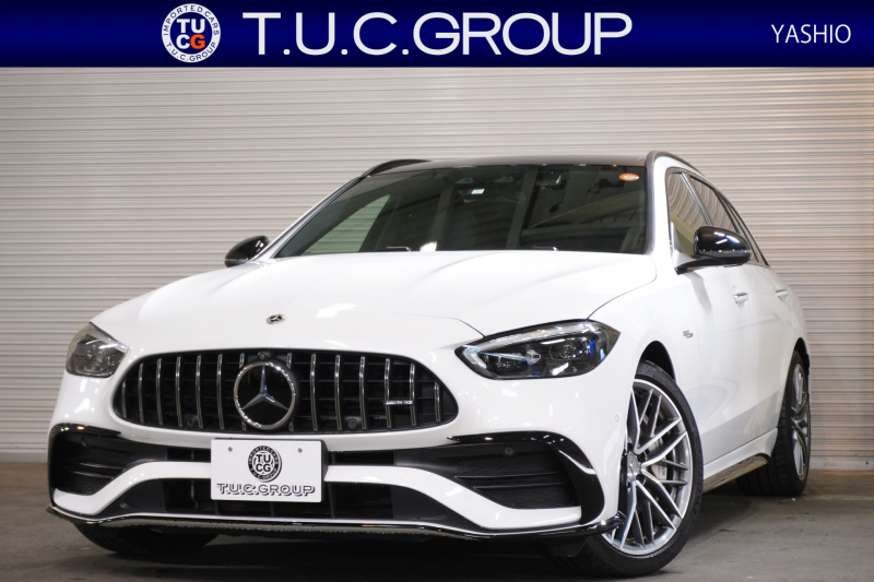AMG Cクラス C43 4MATIC ｽﾃｰｼｮﾝﾜｺﾞﾝ ﾚｰﾀﾞｰSP BSG搭載　黒革 ﾊﾟﾉﾗﾏSR  MBUXﾅﾋﾞ ﾌﾞﾙﾒｽﾀｰ HUD 360ｶﾒﾗ 自動Rｹﾞｰﾄ&ﾊﾝｽﾞﾌﾘｰA AMGｻｽﾍﾟﾝｼｮﾝ AMGﾘｱﾙﾊﾟﾌｫｰﾏﾝｽｻｳﾝﾄﾞ AMGﾅｲﾄPKG AMGｴｱﾛ&19ｲﾝﾁAW　2年保証付