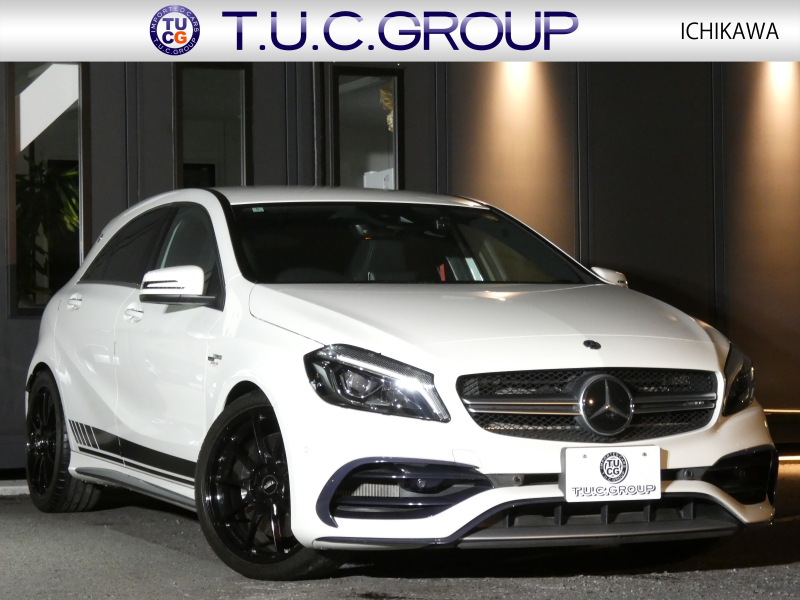 AMG Aクラス A45 4MATIC ﾚｰﾀﾞｰｾｰﾌﾃｨPKG　後期 381ps TWS19ｲﾝﾁAW AMGｴｱﾛ ｷｰﾚｽｺﾞｰ 黒本革ｼｰﾄ/ﾋｰﾀｰ ﾅﾋﾞTV Aｶｰﾌﾟﾚｲ Bｶﾒﾗ ﾀﾞｲﾅﾐｯｸｾﾚｸﾄ LEDﾗｲﾄ/ｱﾀﾞﾌﾟﾃｨﾌﾞHB ﾊﾟﾄﾞﾙｼﾌﾄ　2年保証付