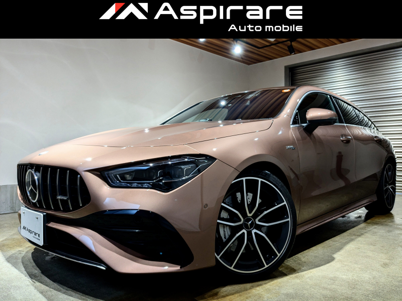 AMG CLAクラス CLA35　シューティングブレーク　レーダーセーフティーPKG　希少ボディーカラー　アンビエントライト　カーナビTV　リアカメラ　19インチアルミホイル　ユーザー買取車