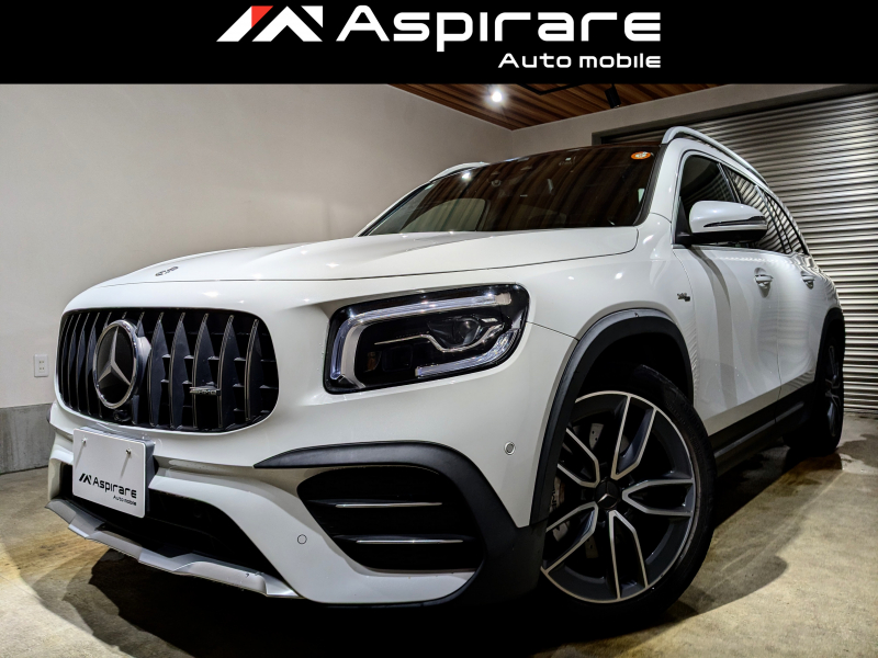 AMG GLB GLB35 4M AMGアドバンスドパッケージ　AMGパフォーマンスパッケージ　パノラマサンルーフ　レッド×ブラックレザー　シートベンチレーション　ナビTV　全方位カメラ