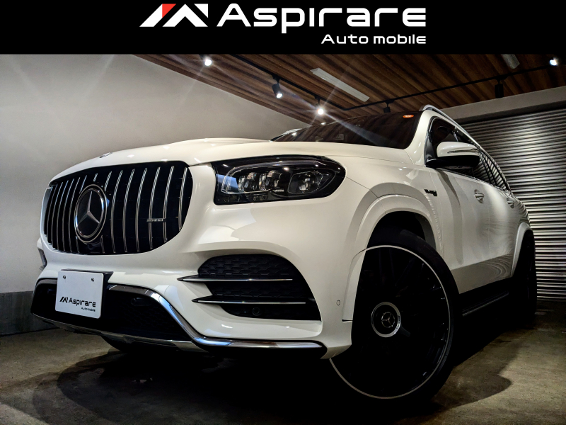 メルセデスベンツ GLS GLS400d 4マチック AMGライン　GLS63ルック　パナメリカーナグリル　AMG23インチアルミホイル　シートベンチレーション　前後シートヒーター　Burmesterサウンド　パノラマサンルーフ