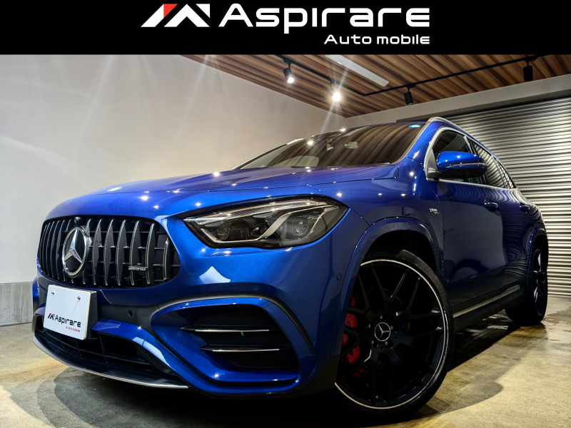 AMG GLA GLA45S 4マチック+　AMGアドバンスドパッケージ　Burmesterサウンド　レーダーセーフティーパッケージ　MBUXナビTV　全方位カメラ　ブラックレザー　シートヒーティング　1オーナー