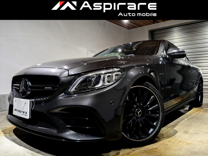 AMG Cクラス C43 クーペ　4マチック　後期型　CarPlay　レザーエクスクルーシブ　パノラマサンルーフ　ホワイトレザー　Burmesterサウンド　ヘッドアップディスプレイ　パフュームアトマイザー