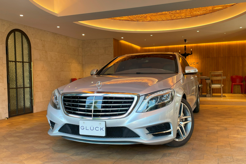 メルセデスベンツ Sクラス S550ロング AMGライン LDH　パノラマスライディング ショーファーPKG シートヒーター＆ベンチレーター Burumesterサウンド AMGスタイリングPKG レーダーセーフティPKG