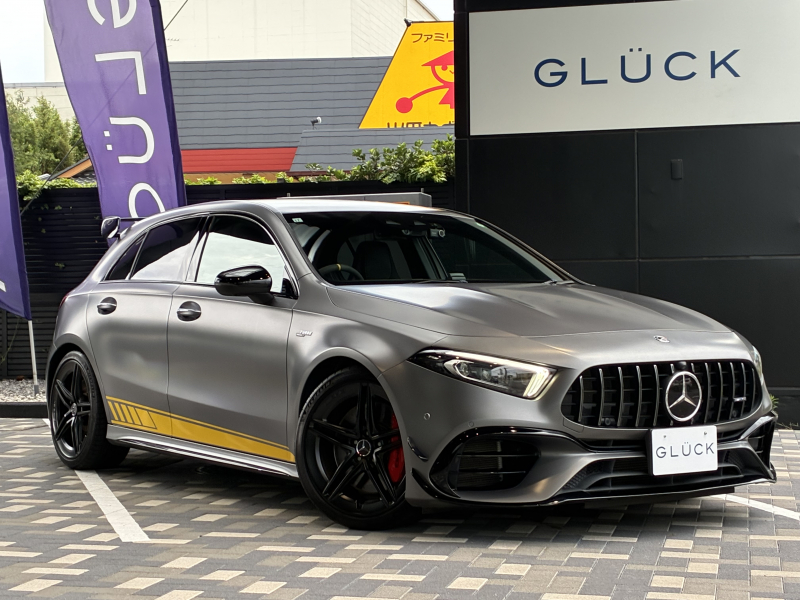 AMG Aクラス A45S 4マチック+ エディション1 　1オーナー　限定200台　正規D記録簿　パフォーマンスPKG　アドバンストPKG　designoマウンテングレーマグノ