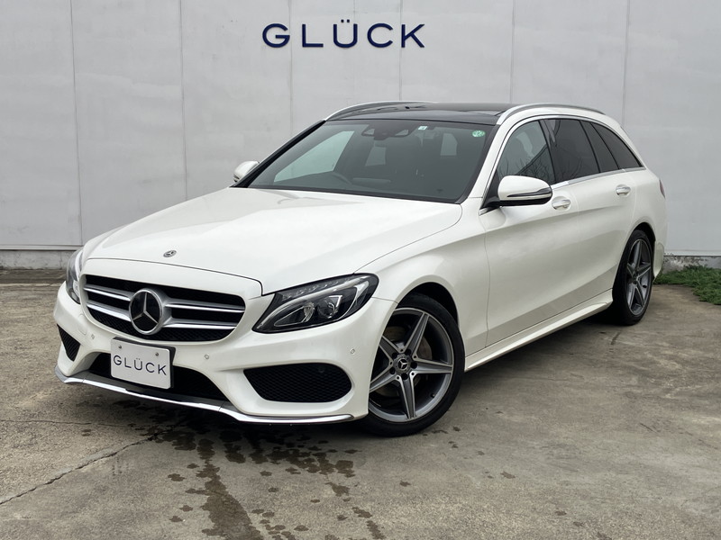 メルセデスベンツ Cクラス C180ワゴン ローレウス エディション特別仕様車/1オーナー/パノラマルーフ/レーダーセーフティーPKG/本革シート/Pシート/ヒーター/純正HDDナビBluetooth全周囲/Bカメラ/LEDライト/自動追従 /アンビエントライト