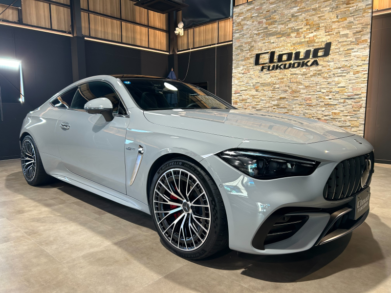 AMG CLEクーペ CLE53 4MATIC 左H レザーエクスクルーシブPKG カーボンインテリア パノラミックスライディングルーフ 黒革シート 前席シートヒーター＆ベンチレーション