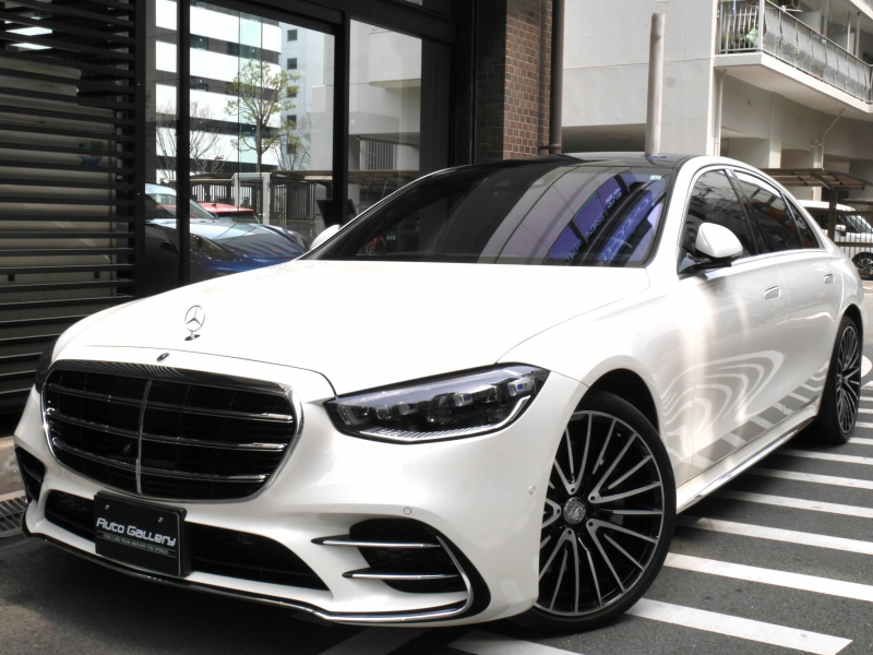 メルセデスベンツ Sクラス S400d 4MATIC  AMGライン　左ハンドル　レザーエクスクルーシブPKG　レーダーセーフティPKG　パノラマルーフ　アクティブパーキングアシスト　ダイヤモンドステッチシート　正規ディーラー車