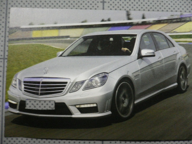 W212前期・中期 E63ルック フロントスポイラー＋デイライト＋