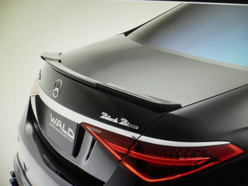 W222 トランクスポイラー デッキスポイラー リア 未塗装 メルセデス 